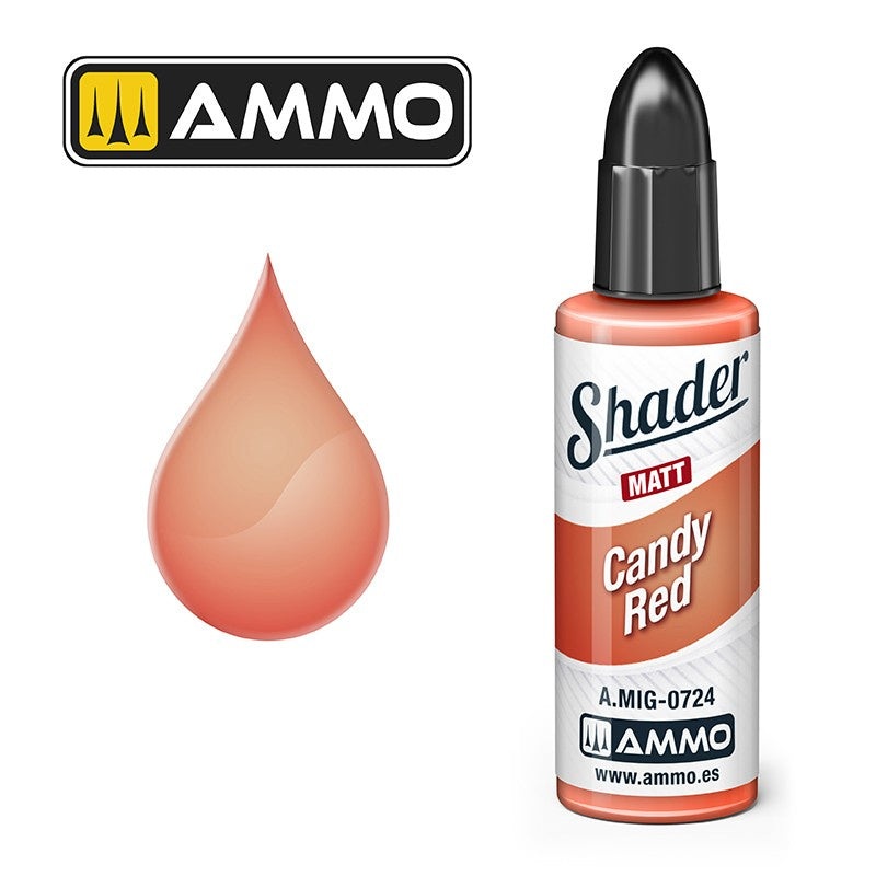 AMMO – 0724 Candy Red Matt Shader