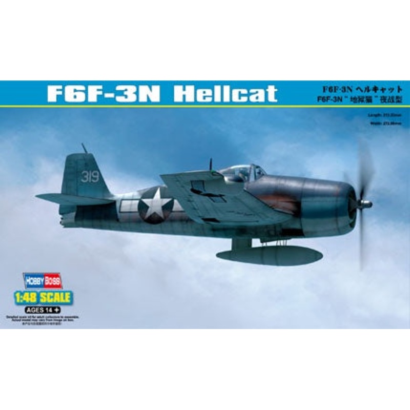 Hobby Boss – 1/48 F6F-3N Hellcat (80340)