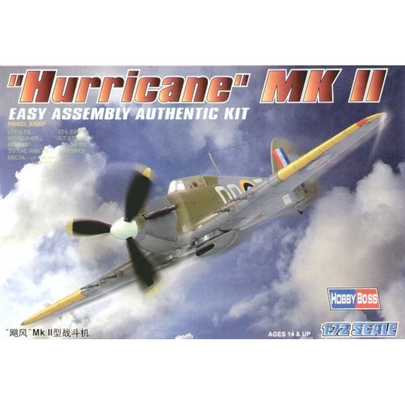 Hobby Boss – 1/72″Hurricane” MkII (80215)