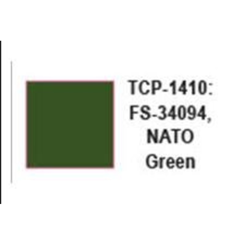 Tru Color TCP-1410, FS 34094, NATO, Green Paint, 1 Ounce