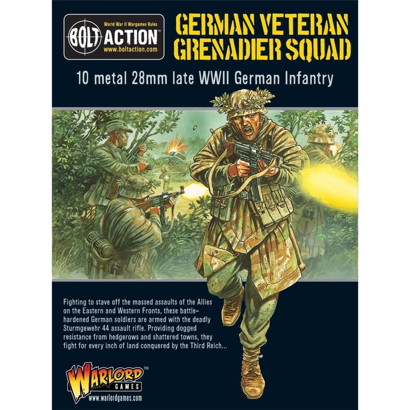 Warlord – Bolt Action: German Veteran Grenadiers Squad (Metal)