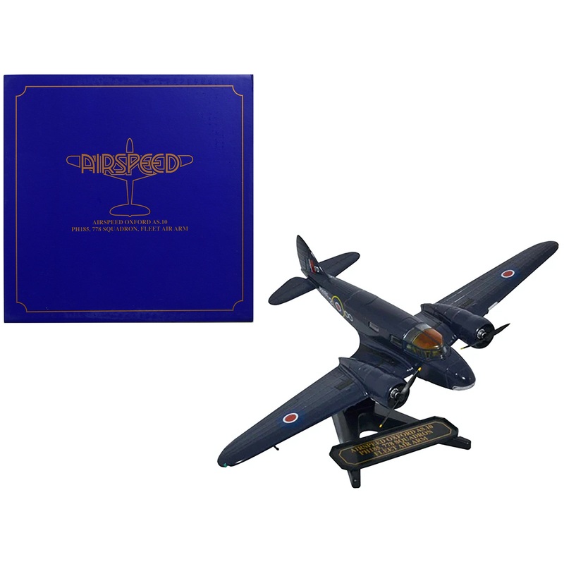 Airspeed AS.10 Oxford Aircraft “PH185 778 Squadron Fleet Air Arm” Royal Air Force “Oxford Aviation” Series 1/72 Diecast Model Airplane by Oxford Diecast