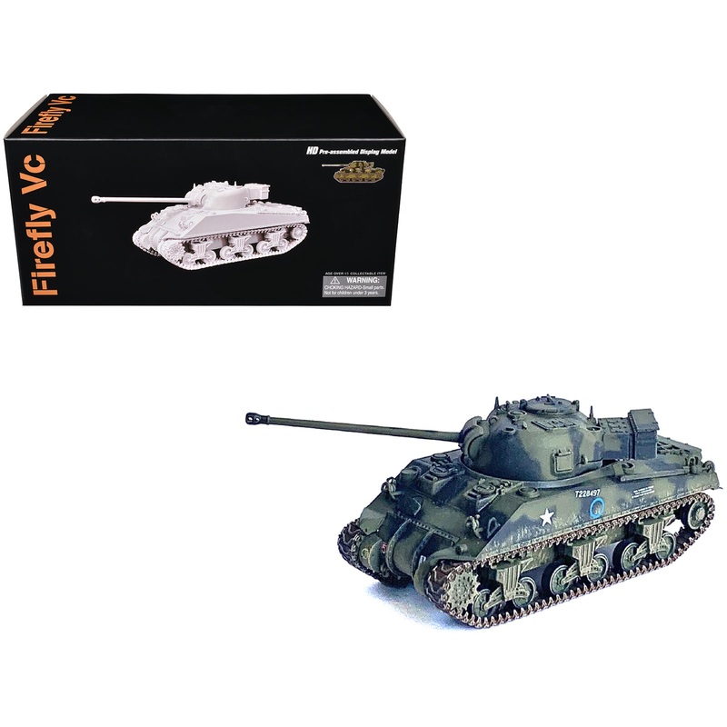 British Sherman Firefly VC Tank “1st Armoured Division Normandy France” (1944) “NEO Dragon Armor” Series 1/72 Plastic Model by Dragon Models
