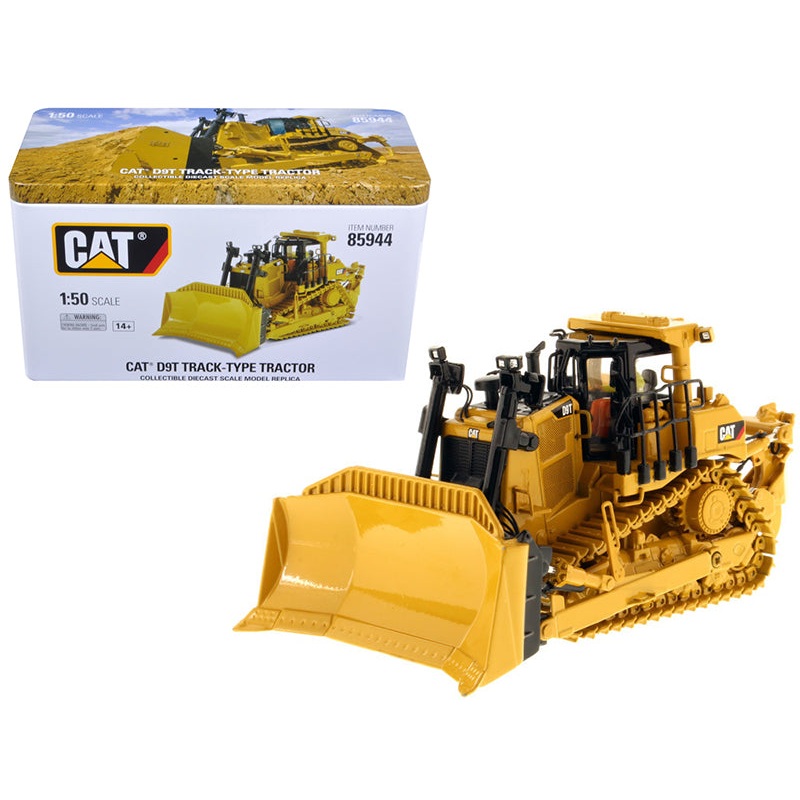 CAT Caterpillar D9T Track-Type Tractor with Operator “High Line Series” 1/50 Diecast Model by Diecast Masters