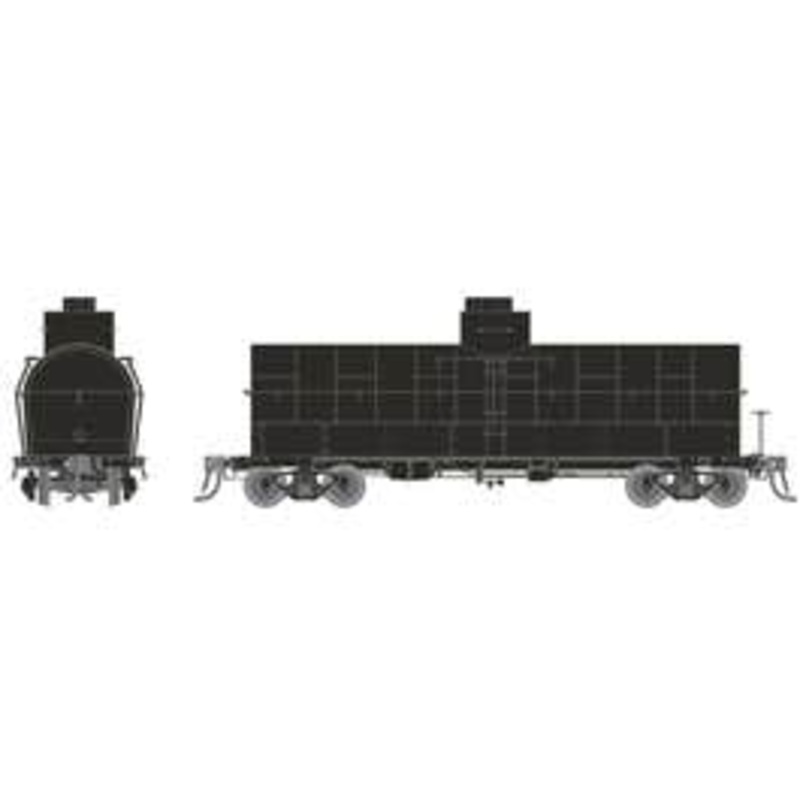 Rapido 159399 HO Union X-3 “Breadbox” Tankcar: Undecorated w/AB-Brakes