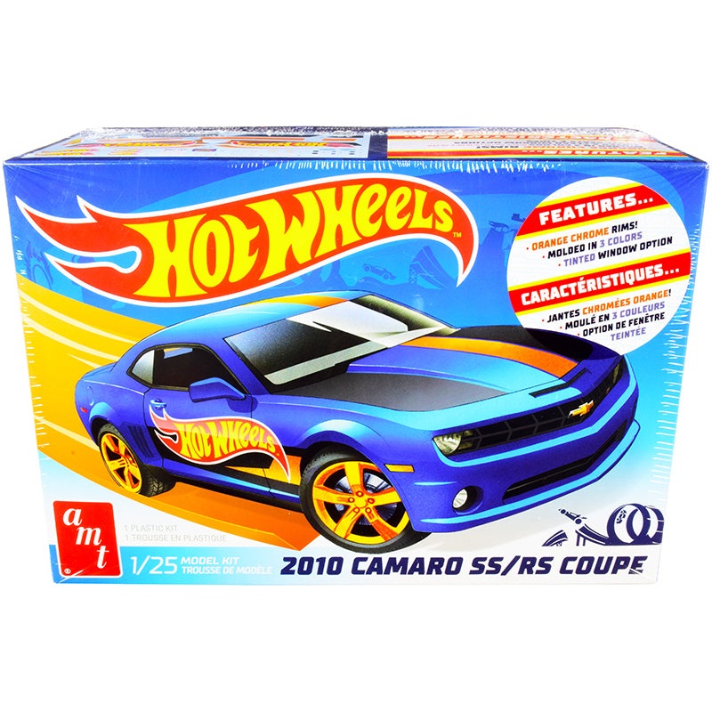 Skill 2 Model Kit 2010 Chevrolet Camaro SS/RS Coupe “Hot Wheels” 1/25 Scale Model by AMT
