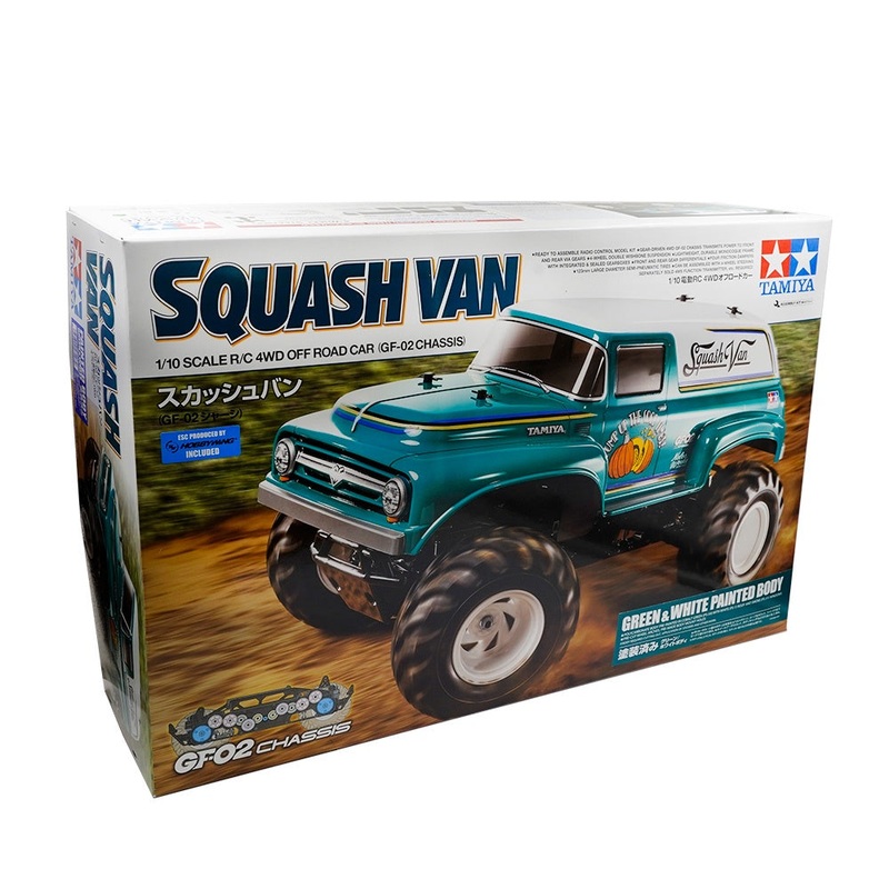 Tamiya – R/C Squash Van w/ Painted Body (GF02) (ESC Incl.)