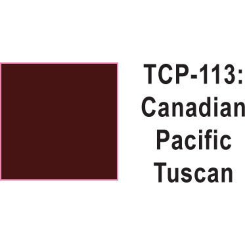 Tru Color TCP-113 Canadian Pacific Tuscan Paint 1 ounce