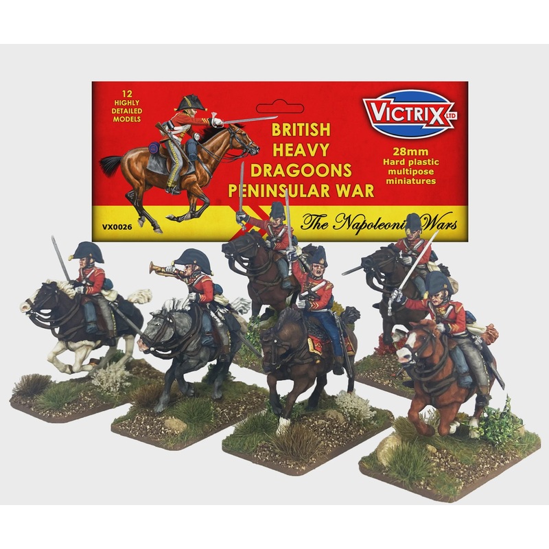 Victrix – British Heavy Dragoons Peninsular War (12 Plastic Figs.)