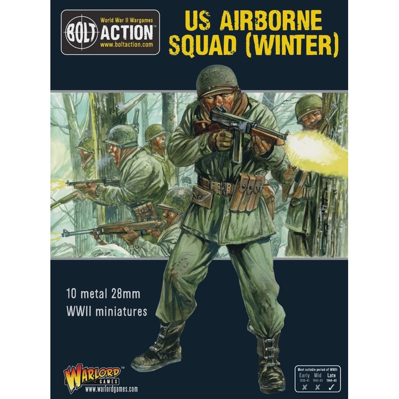 Warlord – Bolt Action: US Airborne Squad (Winter) (Metal)