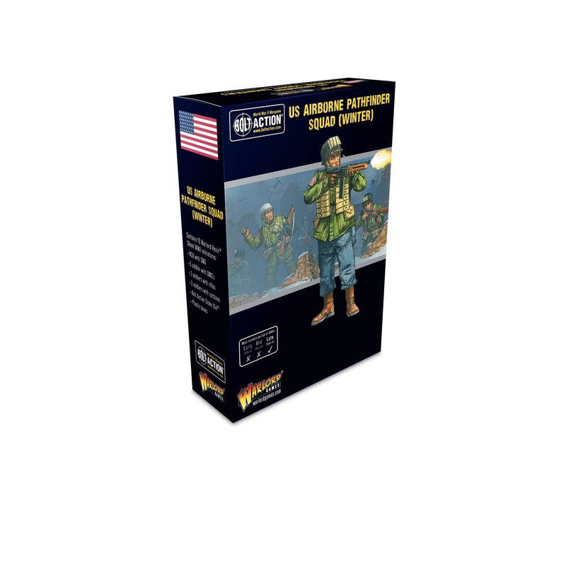Warlord – Bolt Action: US Airborne (Winter) Pathfinder Squad