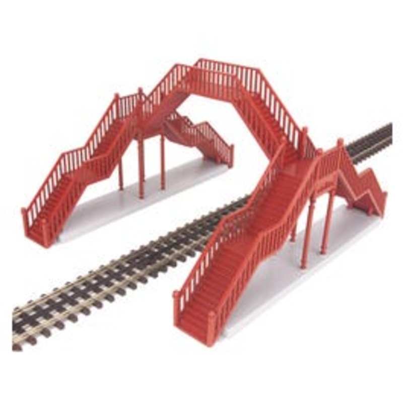 Atlas O 66917-1  SINGLE TRACK PEDESTRIAN CROSSWALK – RED kit