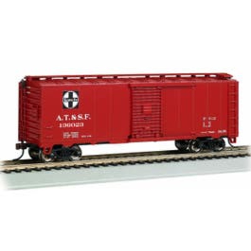 Bachmann 15016  HO Steam Era 40' Box Car – SANTA FE #136023