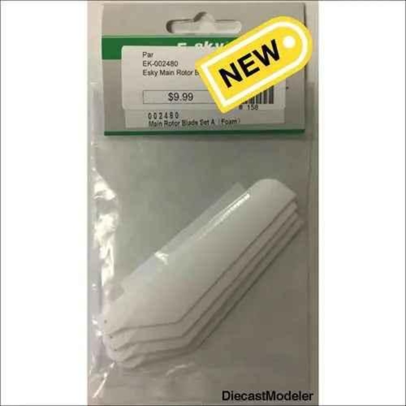 Esky Main Rotor Blade A (Foam) 4pcs – Nano