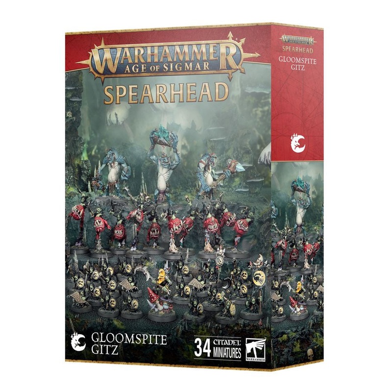 GW – Warhammer AOS: Spearhead:  Gloomspite Gitz – Bad Moon Madmob (70-891)