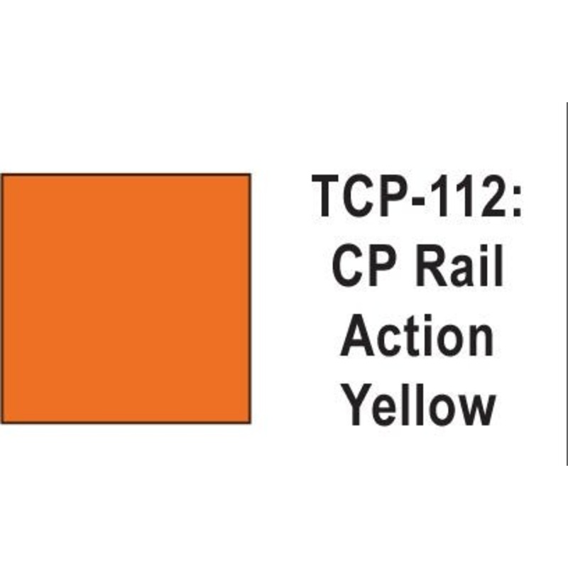 Tru Color TCP-112 Canadian Pacific Action Yellow Paint 1 ounce