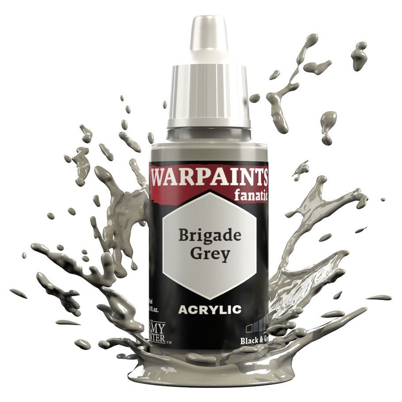 Warpaints Fanatic: Brigade Grey  (WP3006) (18ml)