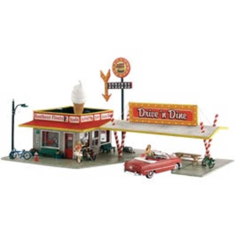 Woodland Scenics BR4929 N Drive 'n Dine – Built up