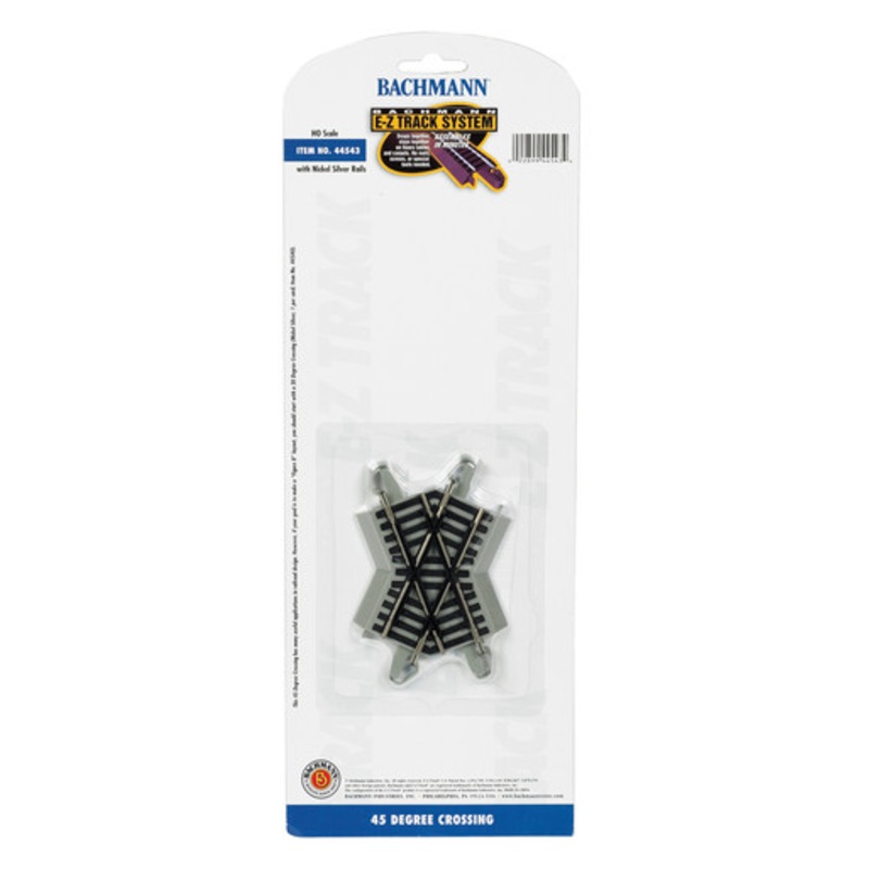 Bachmann 44543 HO Scale 45 Degree Crossing