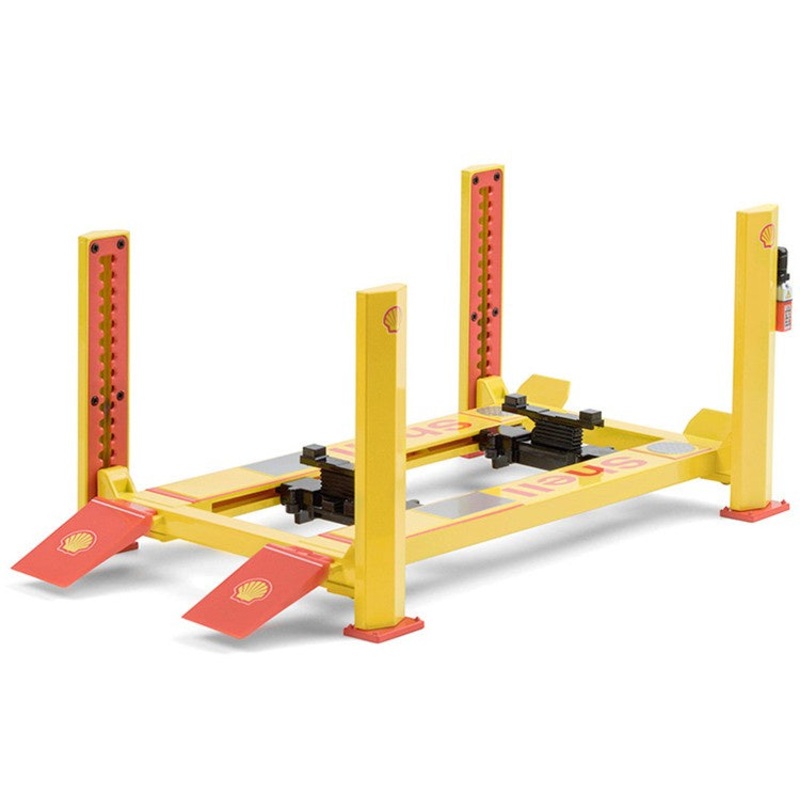 Greenlight – 1/18 Four Post Lift (Shell Oil #2 Yellow)