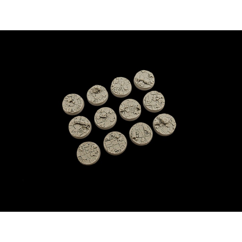 Micro Art Studio – Ancient Bases – Round 25mm (5pc) B03121
