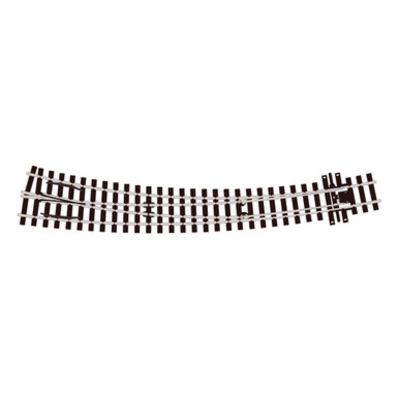 Peco SL-E1486 HO Scale Curved Turnout, Large Radius, Right Hand