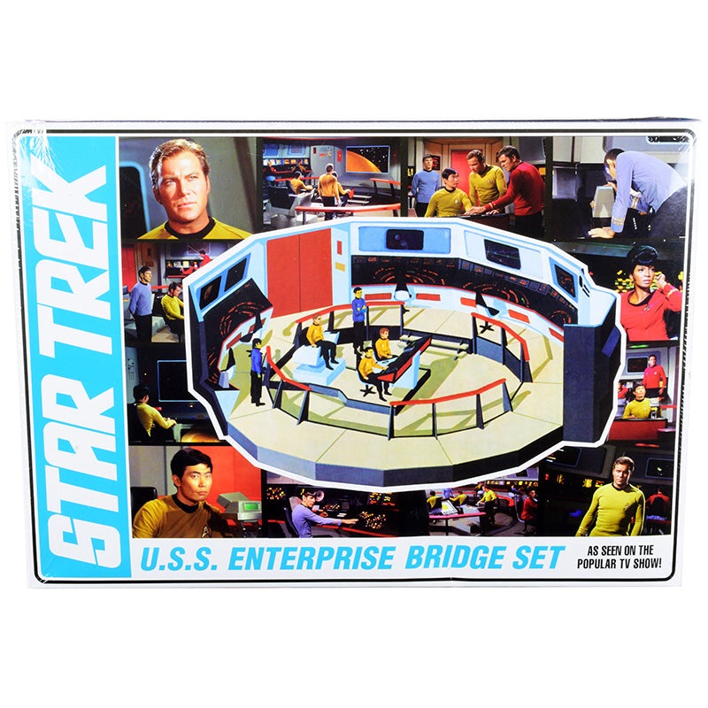 Skill 2 Model Kit U.S.S. Enterprise Command Bridge Set “Star Trek” (1966-1969) TV Show 1/32 Scale Model by AMT