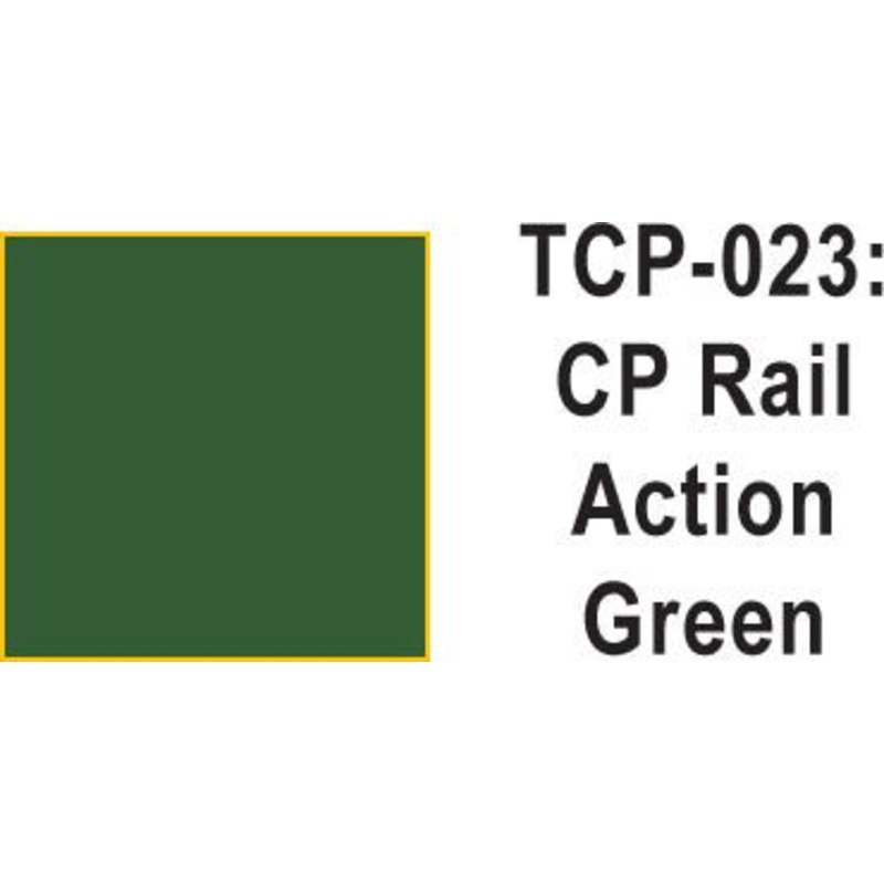 Tru Color TCP-23 CP Rail Action Green Paint 1 ounce