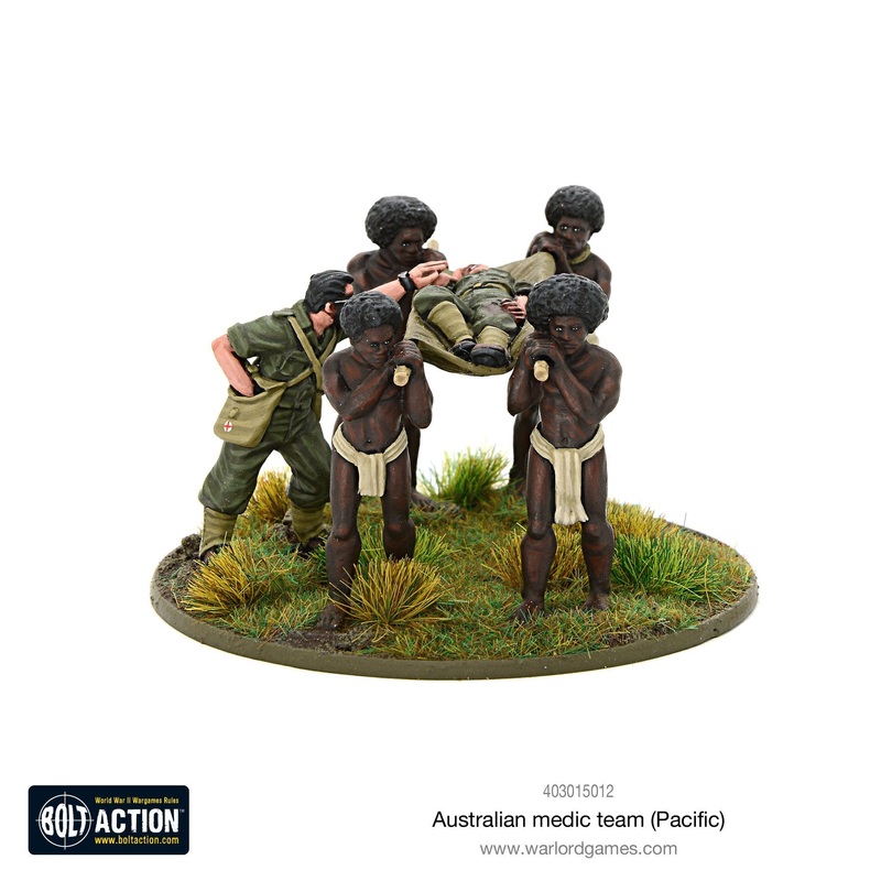 Warlord – Bolt Action  Australian Medic Team