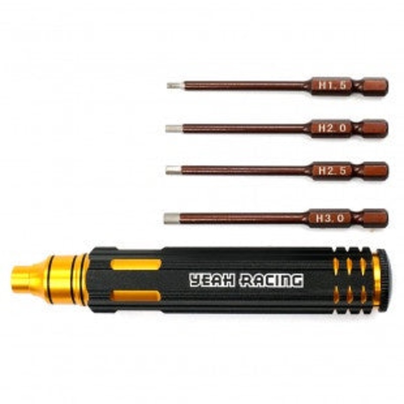 Yeah Racing – 4-in-1 Hex Screwdriver Wrench (1.5-3.0mm)