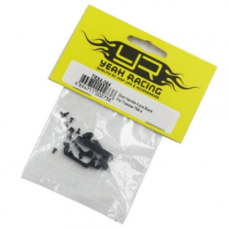 Yeah Racing – Door Handle 4pcs Black For Traxxas TRX-4