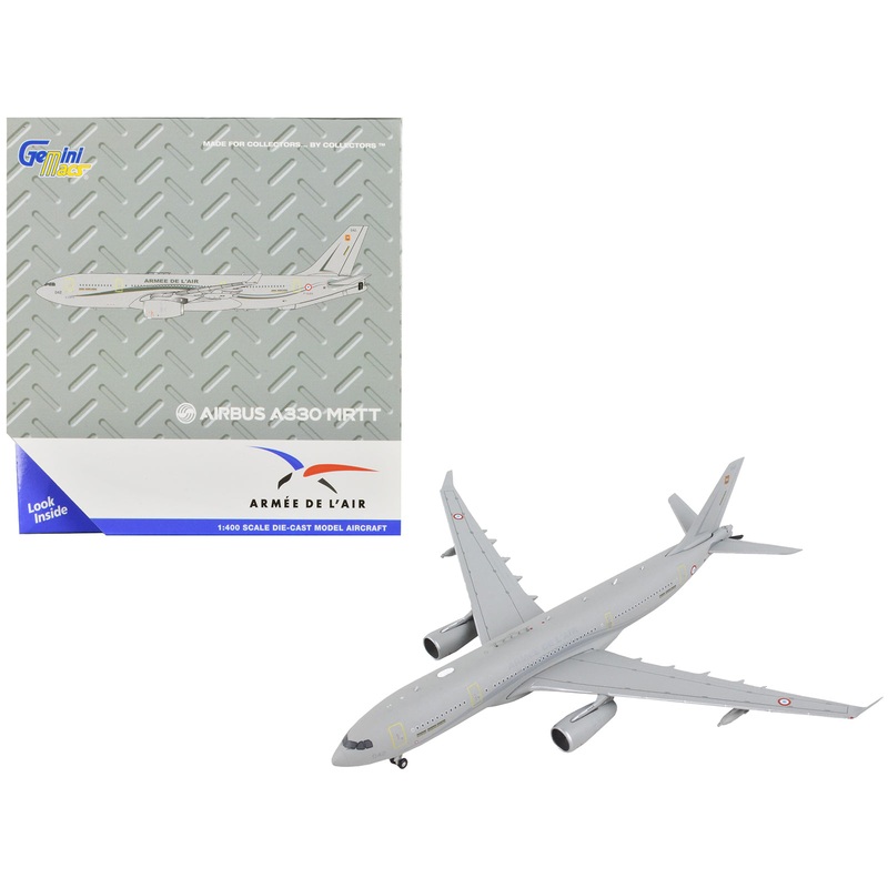 Airbus A330 MRTT Tanker Aircraft “Armee de l’Air – French Air Force” Gray “Gemini Macs” Series 1/400 Diecast Model Airplane by GeminiJets