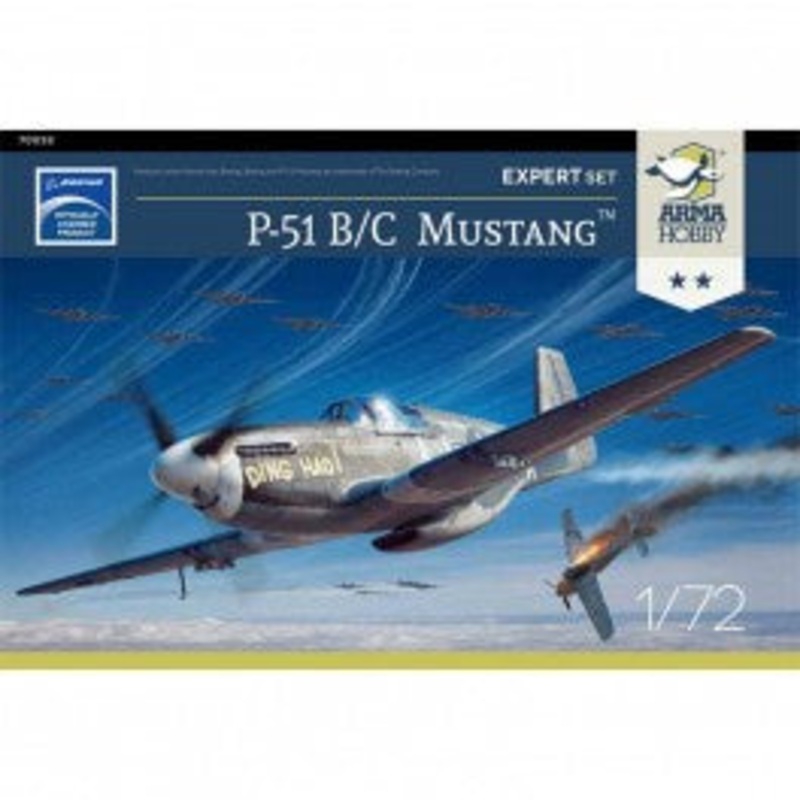 ARMA Hobby – 1/72 P-51 B/C Mustang Expert Set