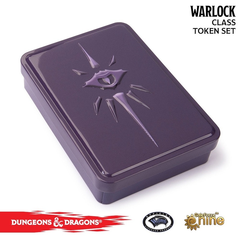 D&D Spellcard Tins – Warlock Token Set