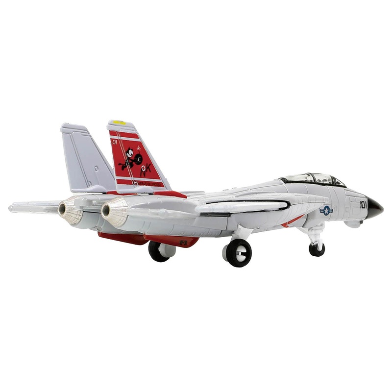 Grumman F-14A Tomcat Fighter Aircraft “VF-31 Tomcatters” and Section L of USS Enterprise (CVN-65) Aircraft Carrier Display Deck “Legendary F-14 Tomcat” Series 1/200 Diecast Model by Forces of Valor