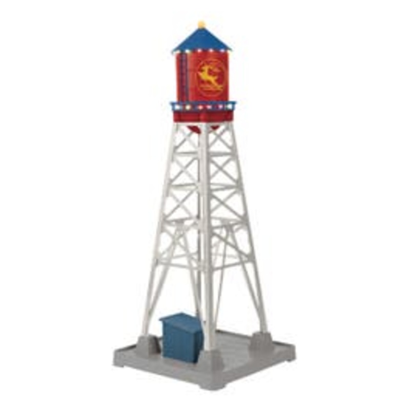 MTH 30-90740 O North Pole #193 Industrial Water Tower With LEDs