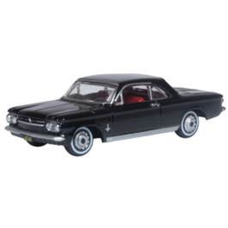 Oxford 87CH63004 HO 1961 Chevrolet Corvair Coupe 1963 Tuxedo Black