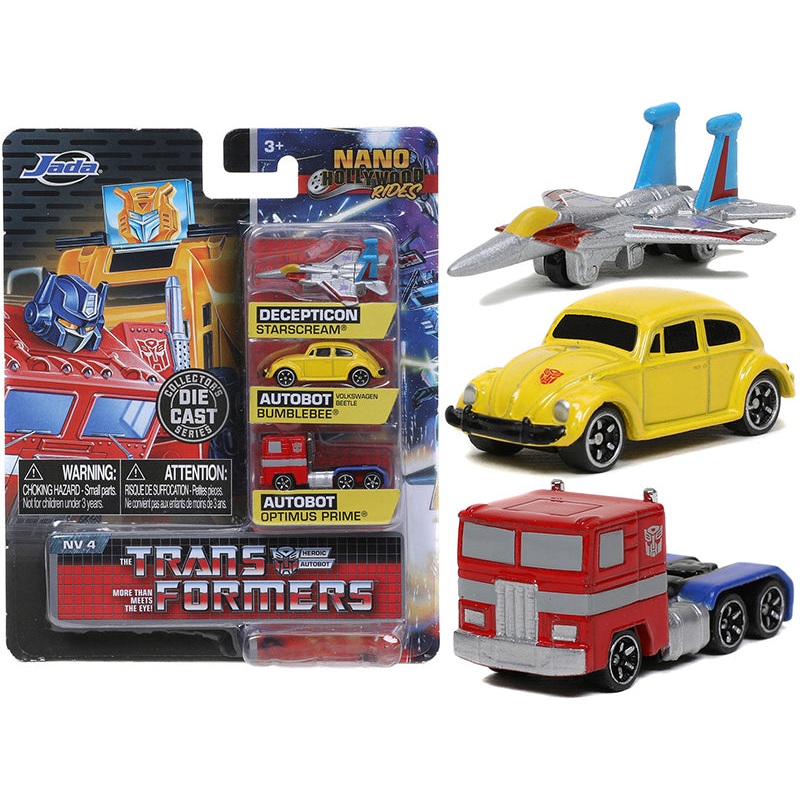 “Transformers” 3 piece Set Release 2 “Nano Hollywood Rides” Diecast Models by Jada