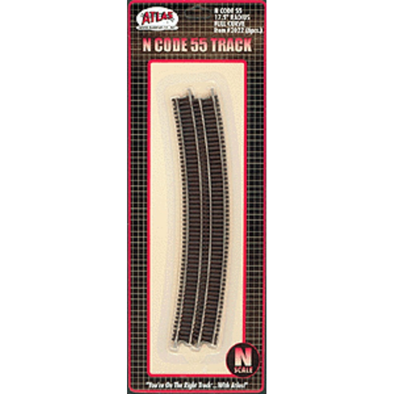 Atlas 2022 N, Code 55, 17.5″ Radius Curve, 6 pcs