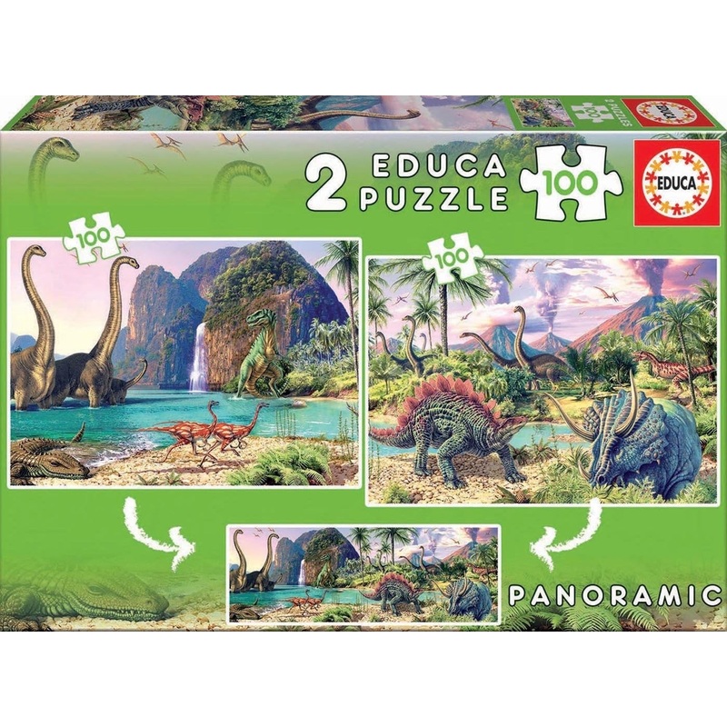 Educa – Dino World (2x100pc)