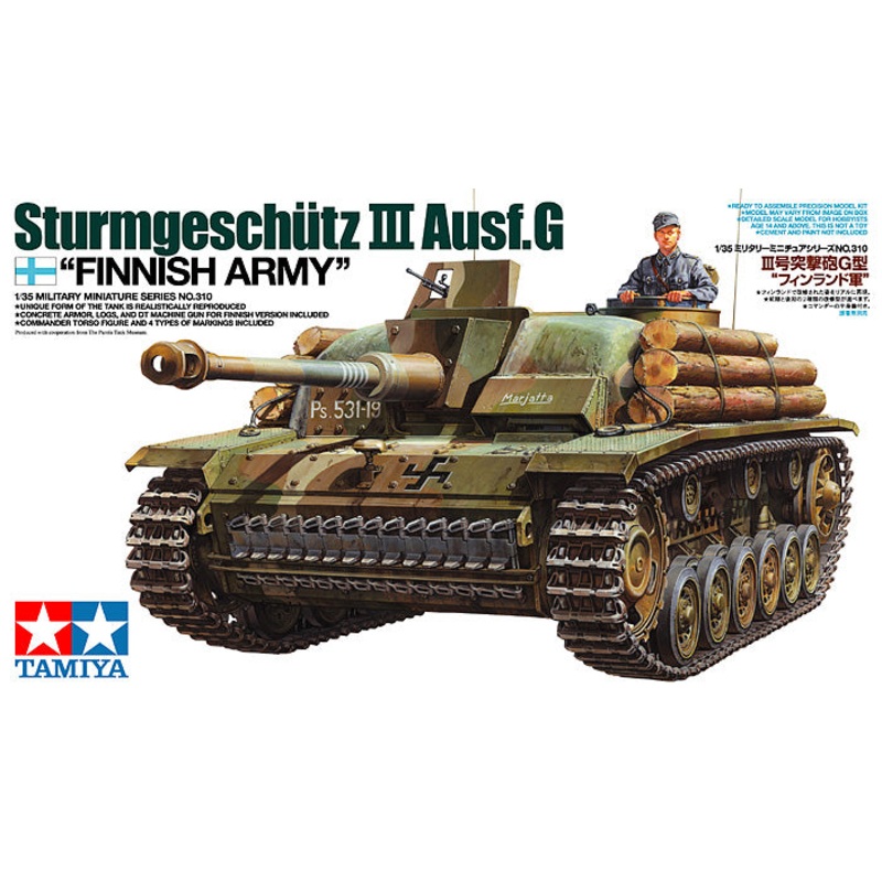 Tamiya – 1/35 Sturmgeschutz III Ausf.G Finnish Army