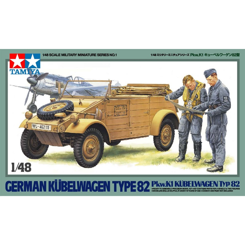 Tamiya – 1/48 German Kubelwagen Type 82