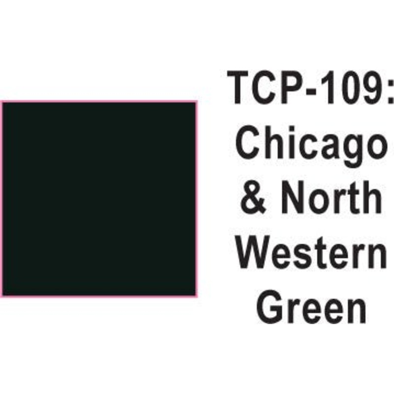 Tru Color TCP-109 Chicago and North Western Green Paint 1 ounce