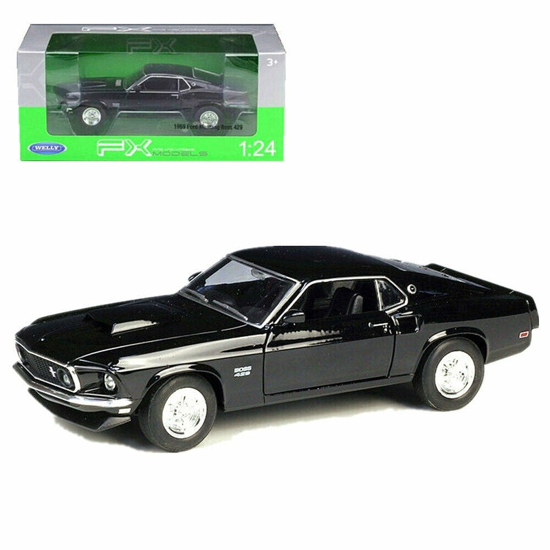 Welly – 1/24 Ford Mustang Boss 429 1969 (Black)
