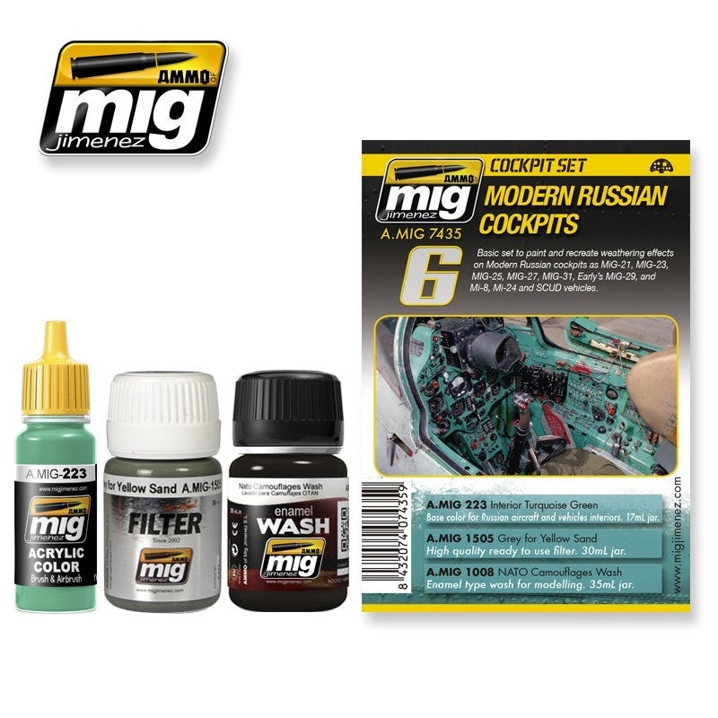 AMMO – 7435 Modern Russian Cockpits (Air Weathering Set)