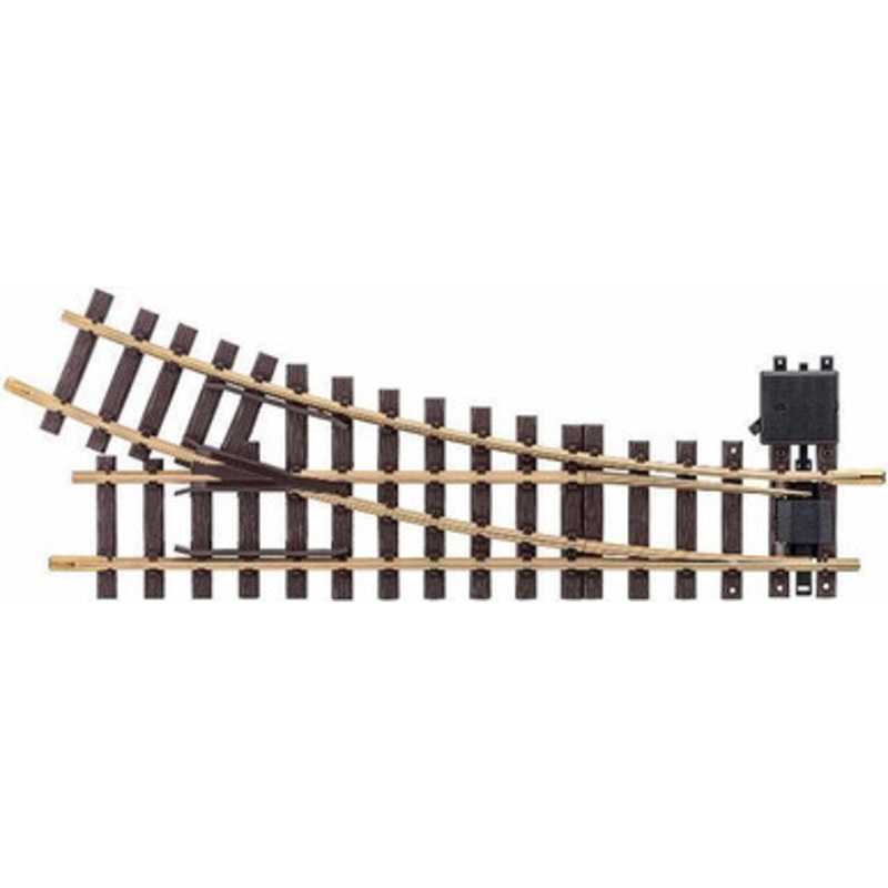 LGB 16040 G Scale Right Manual Turnout R3, 22.5