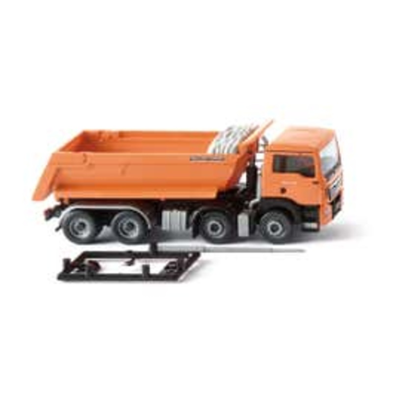 Wiking 67448  HO Dump truck (MAN TGS Euro 6 / Meiller) – orange