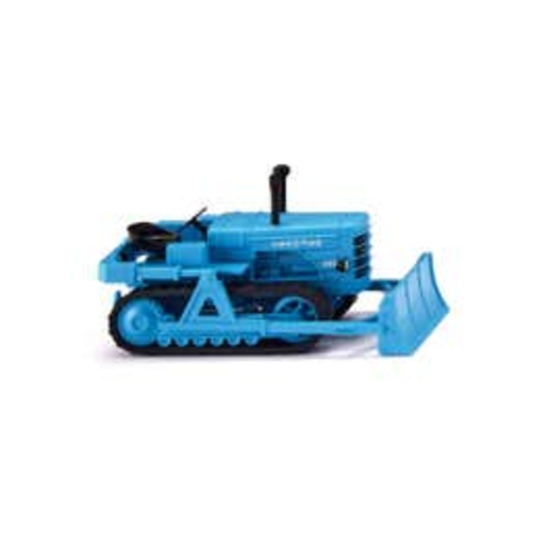 Wiking 84436  HO Hanomag K55 crawler tractor with dozer blade – light blue