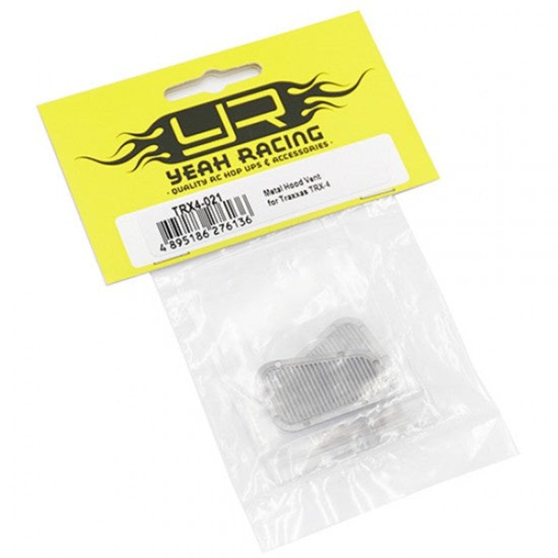 Yeah Racing – Stainless Steel Front Hood Vent Plate TRX-4