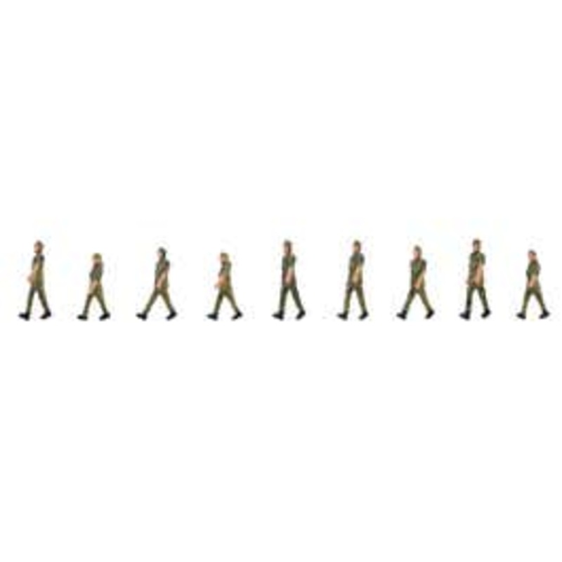 Faller 151750  HO Soldiers in step